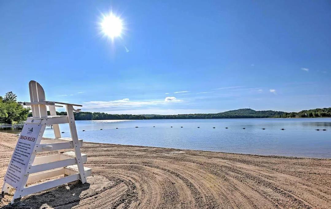 Lakefront Cabin Pvt Beach And Dock - Sunset Marina Arrowhead Lake Екстер'єр фото